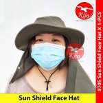 Sun Shield Face Hat / UV Sport Hat / Topi Jepun Soldier / Fishing Hat / Camping Hat / Sun Hat #9705 #日本军帽子 #防晒帽子
